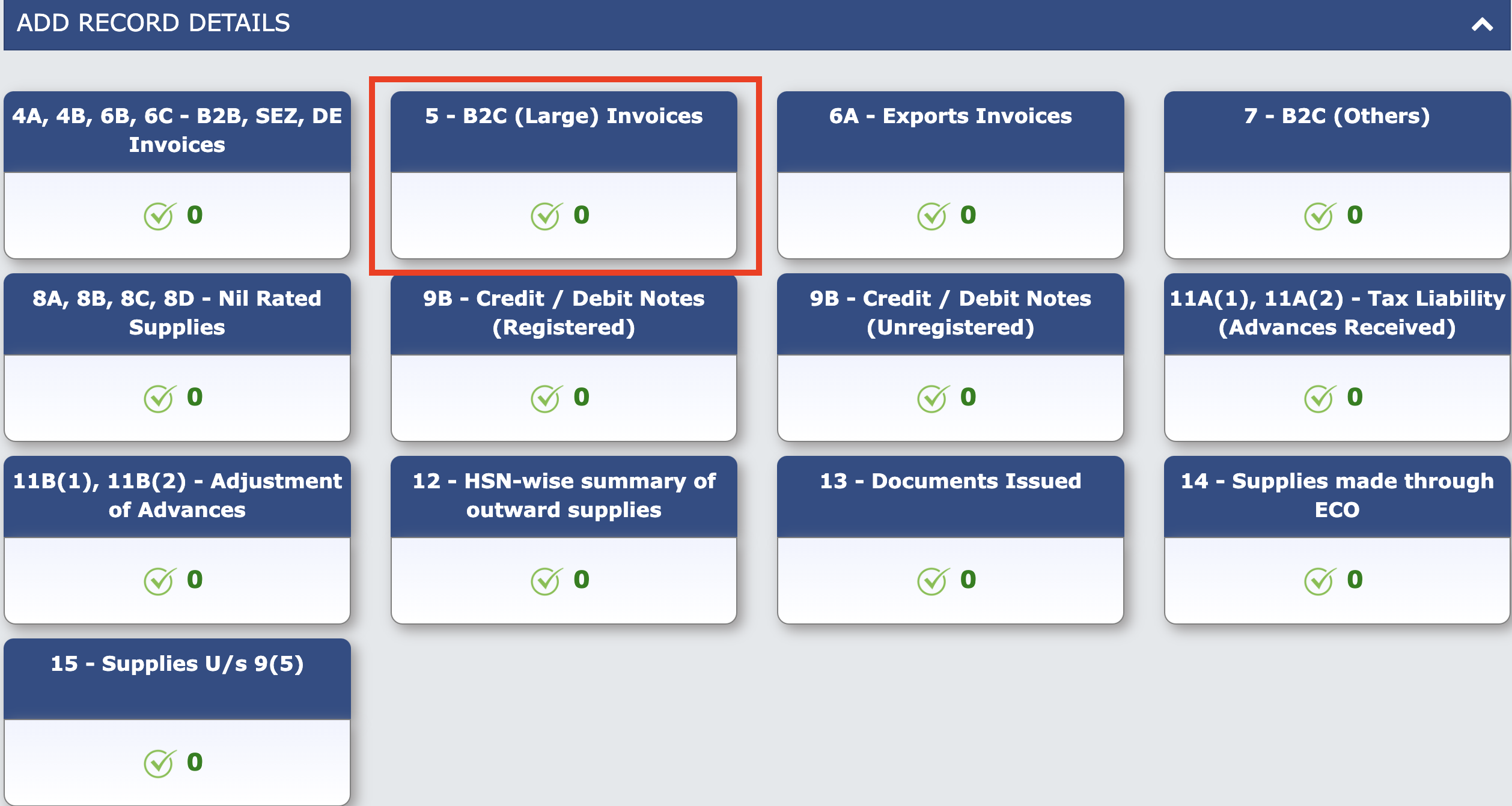 Table 5 (B2C L) of GSTR-1 – Reporting limit 1 Lakh or 2.5 Lakh? GST portal New Advisory